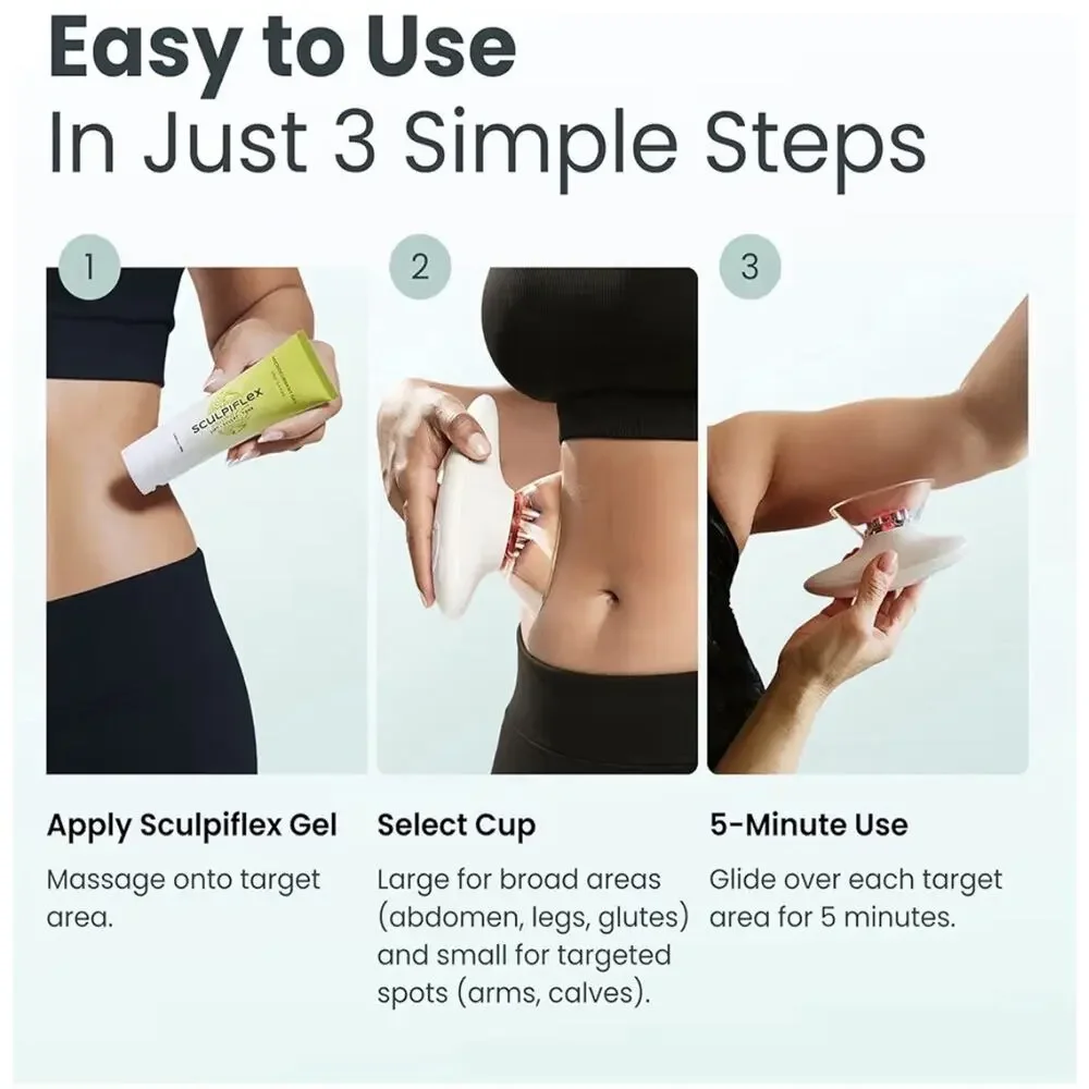 SCULPIFLEX – Original 3-in-1 Body Sculpting Machine for Firmer-Looking Skin